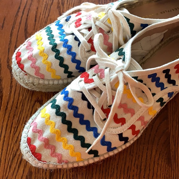 Funky Rainbow Loeffler Randall Platform Shoes Sixe 8 - 8.5 - Picture 6 of 14